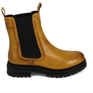 Lizette ochre boots